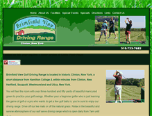 Tablet Screenshot of brimfieldviewdrivingrange.com